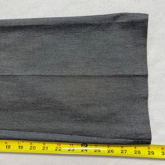 RQT Petite Women's Gray Wide-Leg Stretch Dress Pants Size 12P Mid Rise - Picture 8 of 10